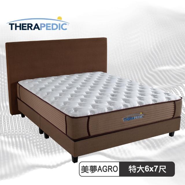 【Therapedic 沛迪醫生】沛迪醫生Therapedic 美夢Agro乳膠三段獨立筒兩線床墊雙人6x7尺(比利時超微天絲)