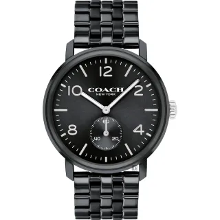 【COACH】時尚小秒盤紳士手錶-42mm(14602531)