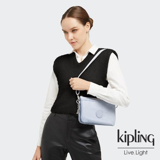 KIPLING【KIPLING】清新Baby藍單肩隨身斜背包-RIRI