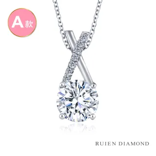 【RUIEN DIAMOND 瑞恩鑽石】GIA30分 D VVS2 3EX 鑽石項墜(18K白金 二選一款)