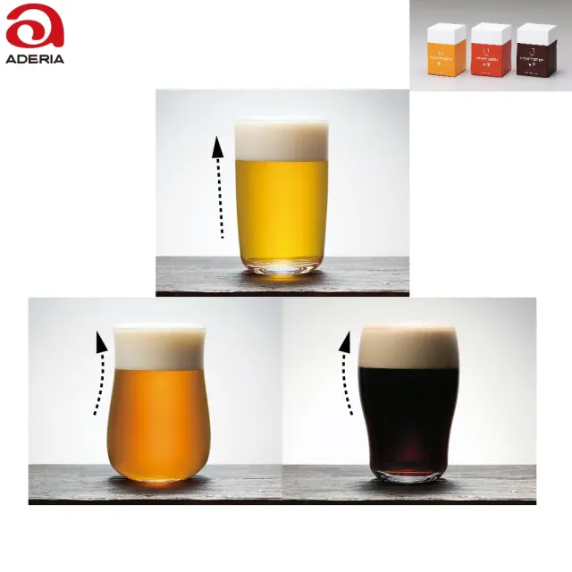 【ADERIA】日本薄口強化啤酒杯