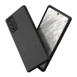 【RhinoShield 犀牛盾】Samsung Galaxy Note 20/Note 20 Ultra SolidSuit防摔背蓋手機保護殼-碳纖維紋路