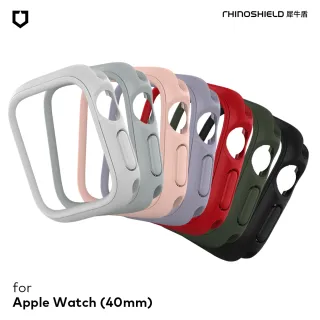【RhinoShield 犀牛盾】活動品 Apple Watch Series 6/SE/5/4共用 40mm Crashguard NX防摔邊框手錶保護殼