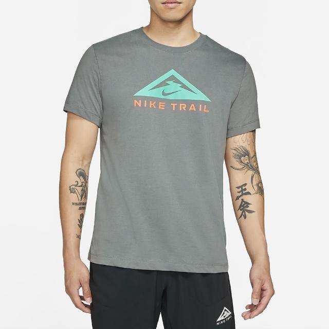 NIKE 耐吉【NIKE 耐吉】上衣 男款 短袖 運動 AS U NK DF TEE SS TRAIL 灰 CZ9804-084