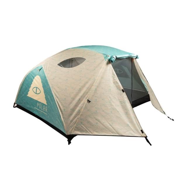 【POLER STUFF】TWO MAN TENT 雙人帳篷 / 限量商品 / STEVIE GEE 聯名款(奶油黃 . 藍)