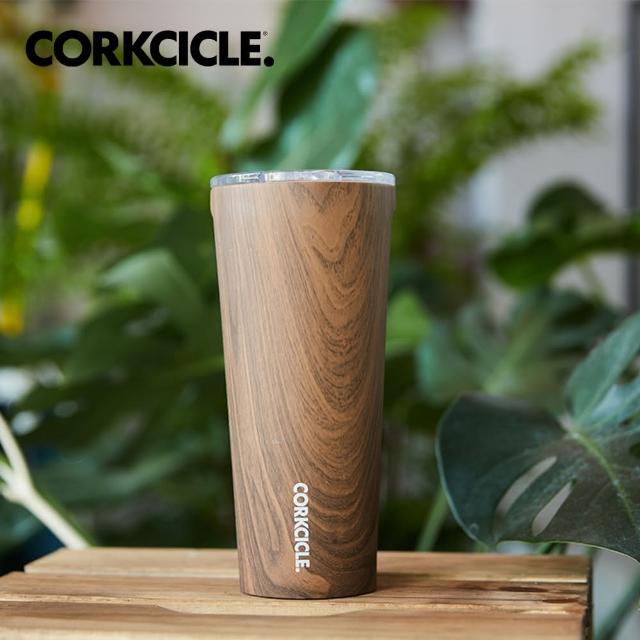 【CORKCICLE 酷仕客】Wood系列三層真空寬口杯/保溫隨行杯470ml(胡桃木)