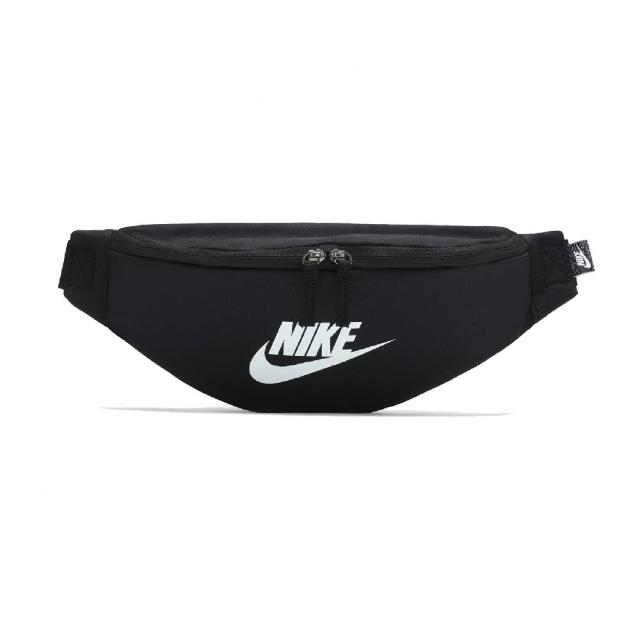 【NIKE 耐吉】腰包 Heritage Waistpack 男女款 小包 斜背包 外出 輕便 街頭穿搭 黑 白(DB0490-010)