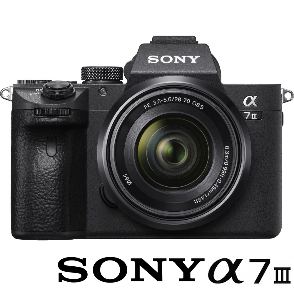 【SONY 索尼】SONY ILCE-7M3K / A7III A7M3 KIT 附 SEL2870(公司貨 全片幅微單眼相機 4K WIFI)