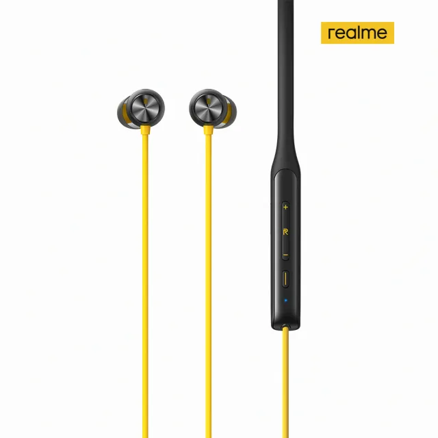 【realme】realme Buds Wireless Pro-頸掛藍牙耳機-主動降噪版(黃)