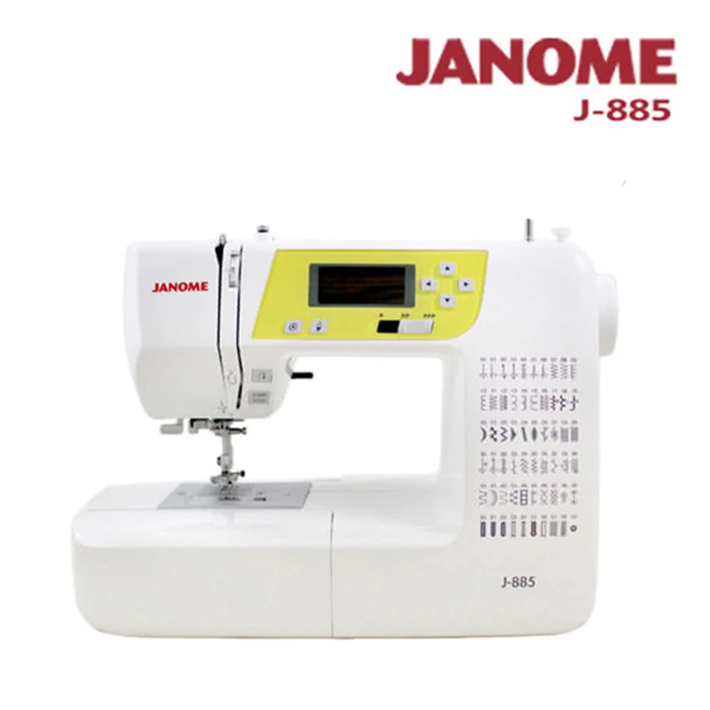 【JANOME 車樂美】電腦型全迴轉縫紉機J-885