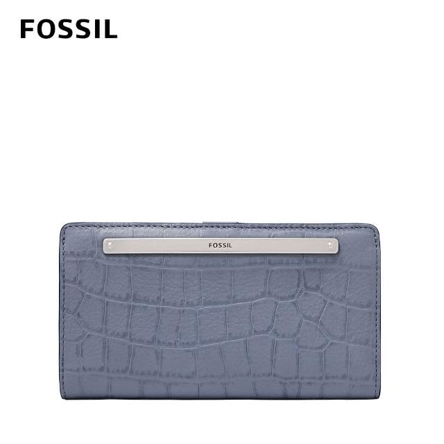 FOSSIL【FOSSIL】Liza 輕巧型真皮零錢袋長夾-薰衣草紫 SL6498550