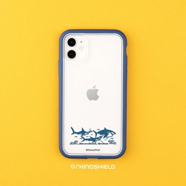 【RhinoShield 犀牛盾】iPhone SE第2代/8/7系列 Mod NX邊框背蓋手機殼/海底總動員-吃素的鯊魚(迪士尼)