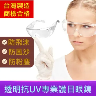 3入組台灣製防疫防護眼鏡護目鏡(MIT商檢合格)