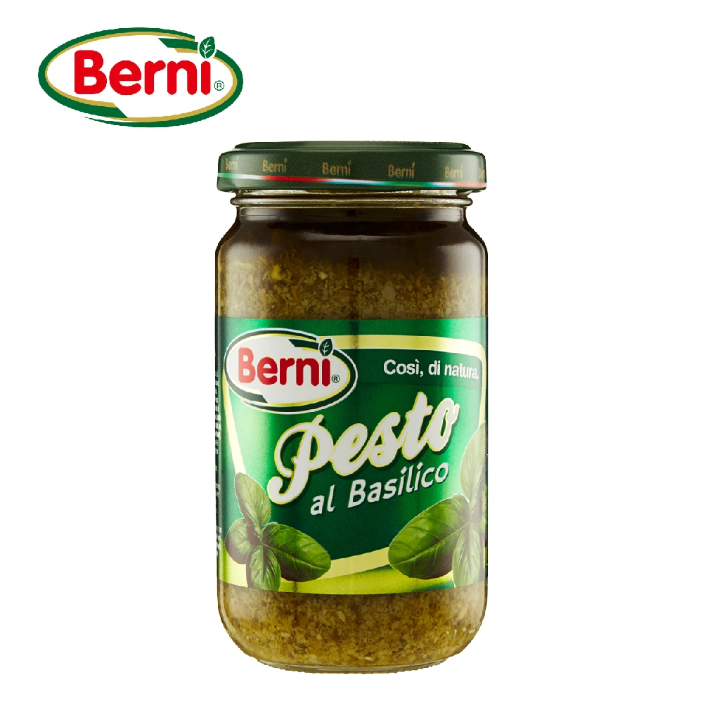 【Berni】義大利羅勒青醬麵醬(195g)