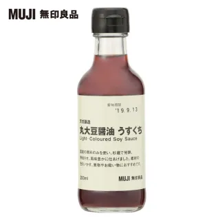 【MUJI 無印良品】日產丸大豆醬油/薄口/200ml