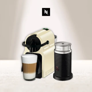【Nespresso】膠囊咖啡機 Inissia 奶泡機組合(贈頂級咖啡體驗組)