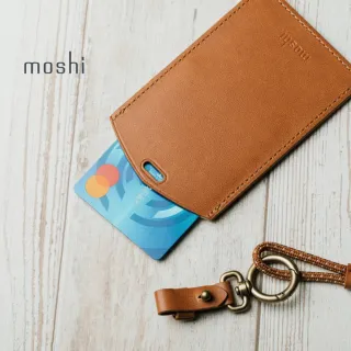 【moshi】可調式雙面感應皮革證件套(雙面感應互不干擾)