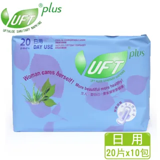 【UFT 優護體】草本香氛衛生棉日用10包超值組(200片涼爽衛生棉)