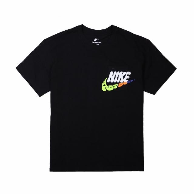 【NIKE 耐吉】T恤 NSW Tee 運動休閒 基本款 JDI 男款 重磅棉布 寬鬆剪裁 圓領 穿搭推薦 黑 白(DJ1344-010)