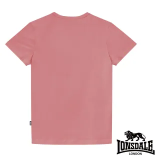 【LONSDALE 英國小獅】經典LOGO短袖T恤(粉色LT001)