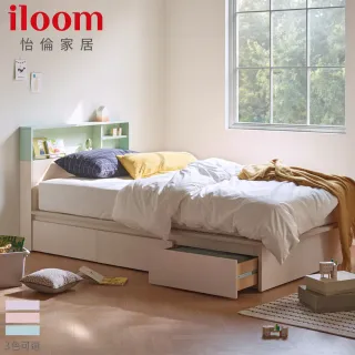 單人收納床架 Momo購物網