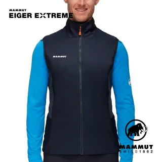 【Mammut 長毛象】Eigerjoch IN Hybrid Vest Men 極限艾格防風防潑水保暖背心 夜藍 男款 #1013-01730