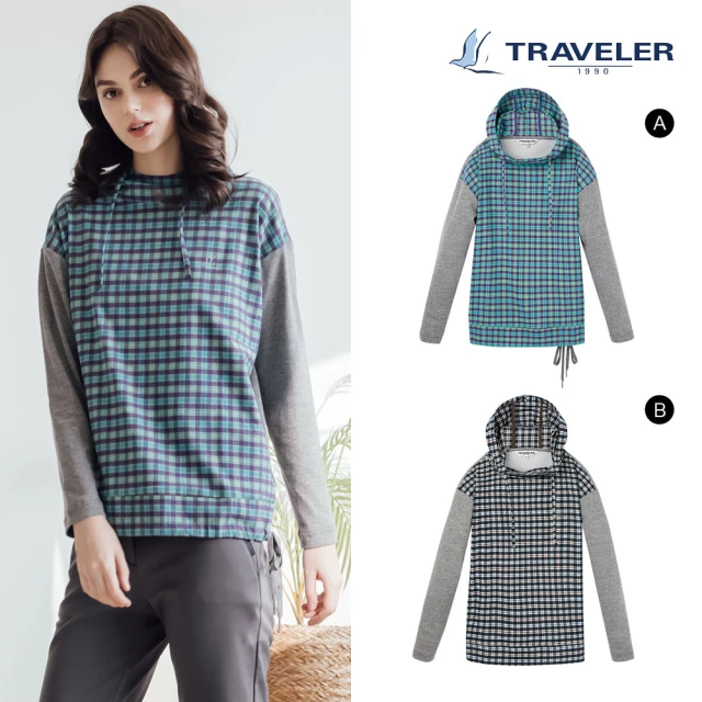 【TRAVELER 旅行者】21秋冬新品/女款-吸排抗UV保暖上衣_212TR704-76.88(吸濕排汗/抗UV/保暖襯衫)