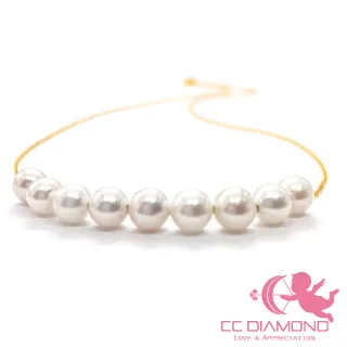 【CC Diamond】18K天然珍珠套鏈 品質珠(6-6.5mm)