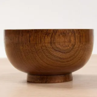 【NITORI 宜得利家居】木製湯碗 P15-18N(木製湯碗)