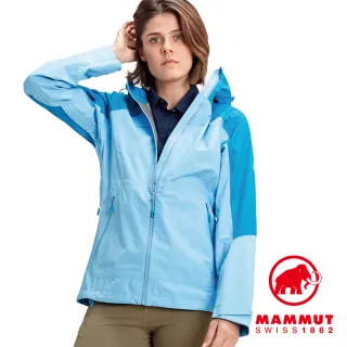 【Mammut 長毛象】Convey Tour HS Hooded Jacket GTX防風防水連帽外套 自在藍 女款 #1010-27850