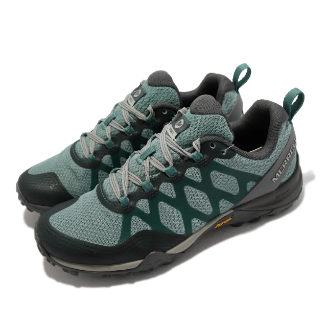 【MERRELL】戶外鞋 Siren 3 Mid GTX 女鞋 登山 越野 防水 抗菌防臭 支撐 耐磨 綠 黑(ML036714)