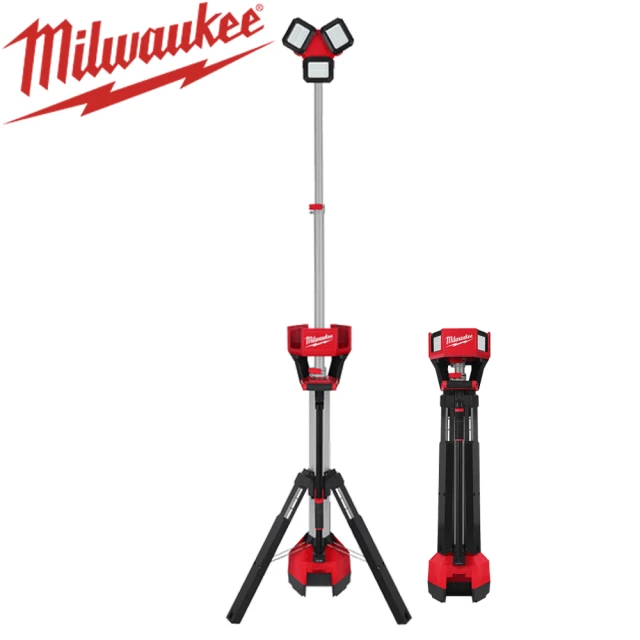 Milwaukee 美沃奇【Milwaukee 美沃奇】18V鋰電高輸出三角工作燈空機(M18HOSALC-0)