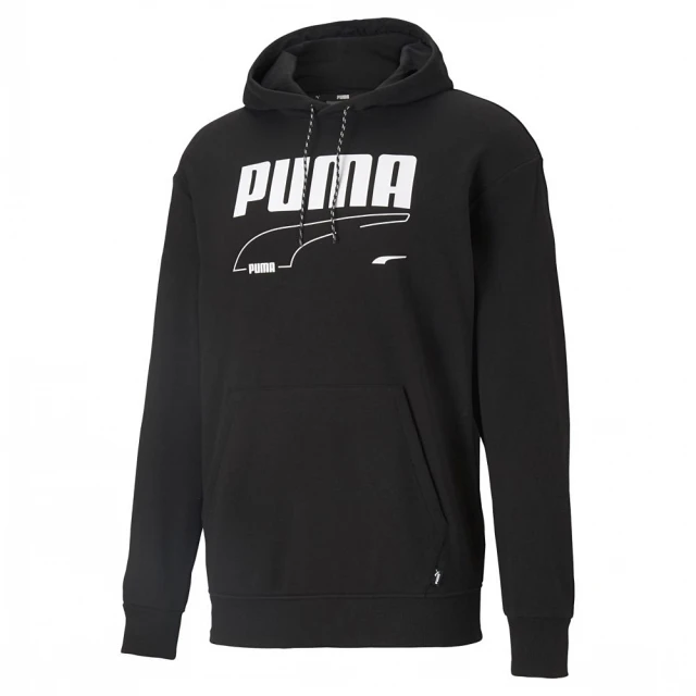 PUMA【PUMA】上衣 男款 帽T 厚連帽長袖 運動 歐規 黑 58574201