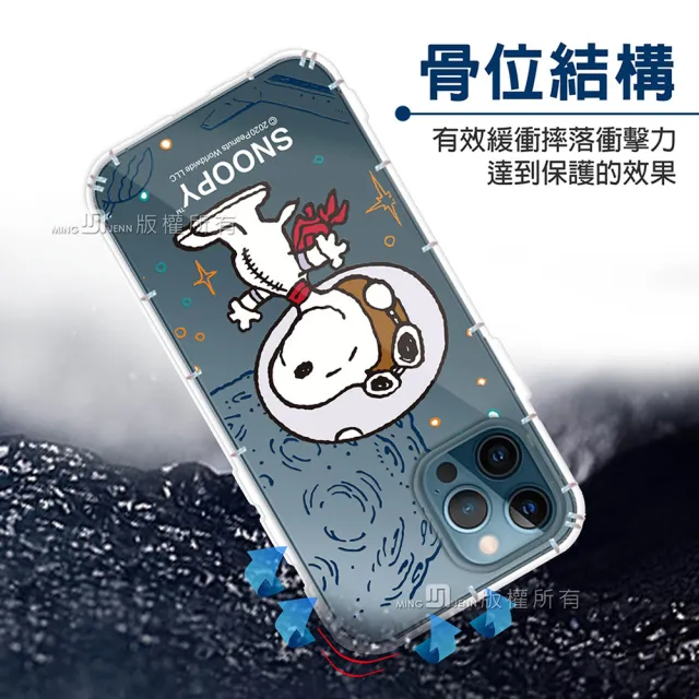 Snoopy 史努比 Iphone 12 Iphone 12 Pro 6 1吋tpu防摔透明殼 Momo購物網