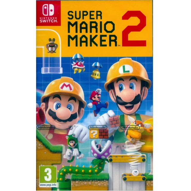 Nintendo 任天堂【Nintendo 任天堂】Switch 超級瑪利歐創作家 2 Super Mario Maker 2(中英日文歐版)