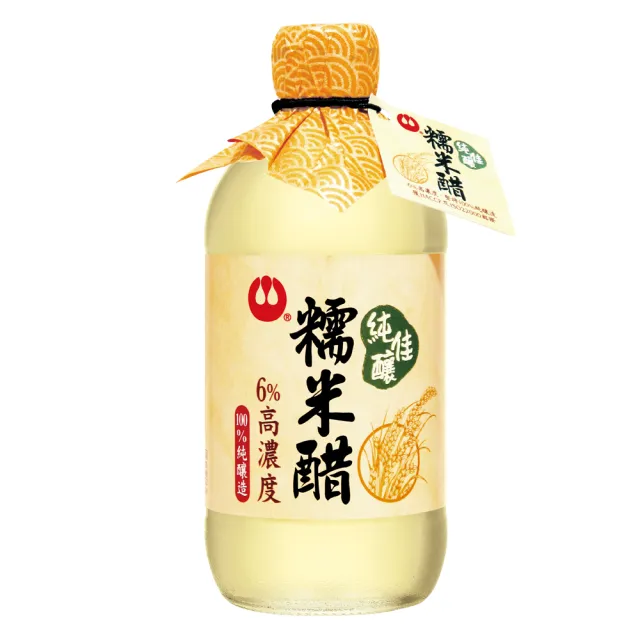 【萬家香】純佳釀糯米醋(450ml)X3入
