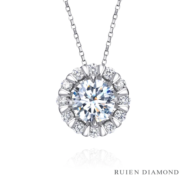 【RUIEN DIAMOND 瑞恩鑽石】GIA30分 D VS2 3EX 鑽石項墜(18K白金 RN45)