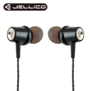 【Jellico】電競系列輕巧好音質線控入耳式耳機黑色(JEE-CT31-BK)