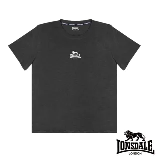 【LONSDALE 英國小獅】潮流LOGO短袖T恤(灰色 LT250002)