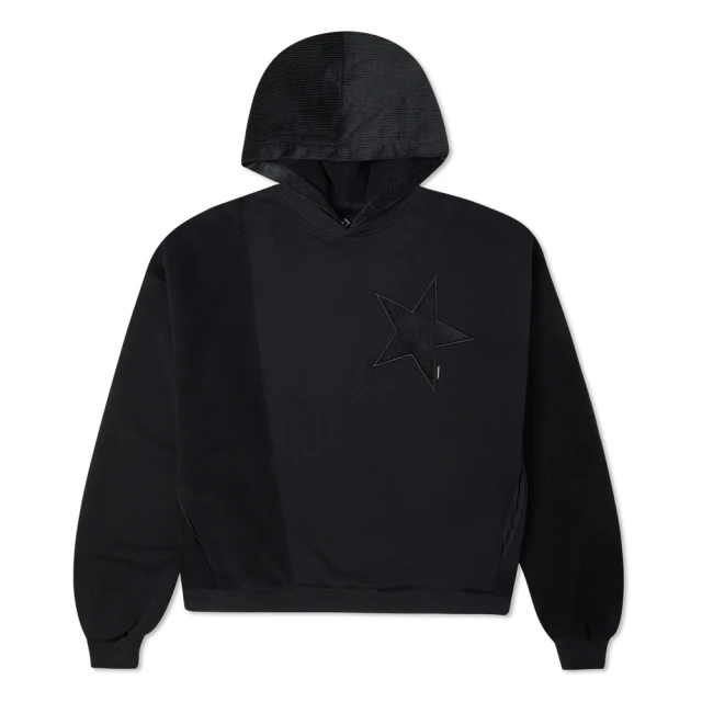 【CONVERSE】連帽上衣 帽T 女款 STAR HOODIE 黑(10023511-A02)