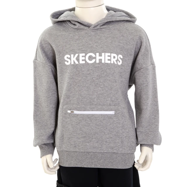 【SKECHERS】男童長袖連帽衛衣(L421B058-004F)