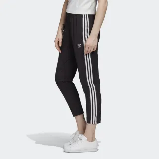 【adidas 愛迪達】運動褲 運動長褲 女運動褲 黑 Track Pants(GK6169)