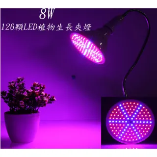 【明瑞LED】8W 126顆LED植物生長夾燈