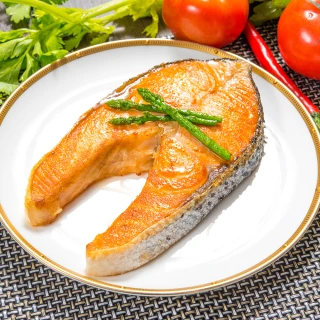 【鮮綠生活】超厚智利鮭魚切片共10片(330g±10%/片)