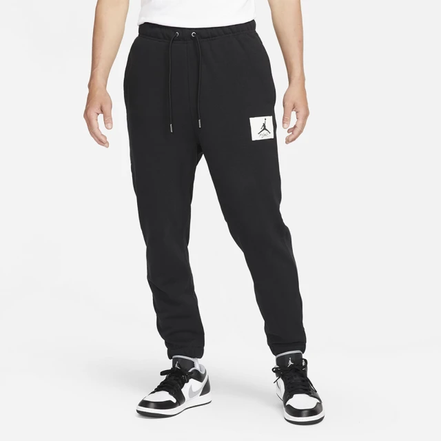 【NIKE 耐吉】長褲 男 運動長褲 縮口 AS M J ESS STMT FLC PANT 黑 DA9813-010