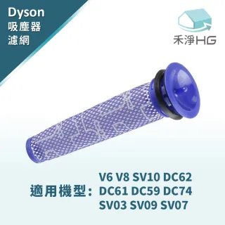 【禾淨家用HG】DYSON V6 V7 V8 副廠濾網(可水洗濾網 for DC62 DC61 DC59 DC74 SV03 SV07 SV09 SV10 SV11)