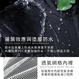 【DREAMCATCHER】零滲透雙層兩件式雨衣(雨衣 兩件式雨衣 雨衣雨褲)