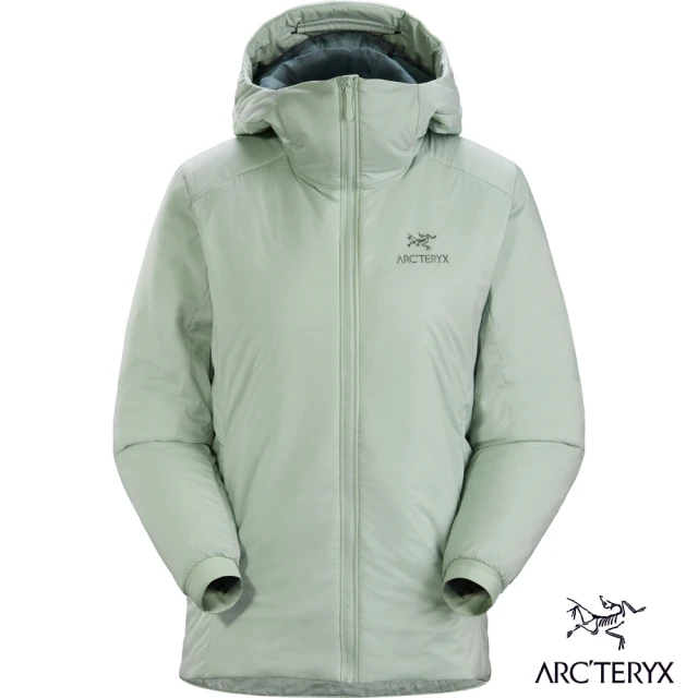 【Arcteryx 始祖鳥】女 Atom AR 保暖連帽 化纖外套(薄荷綠)