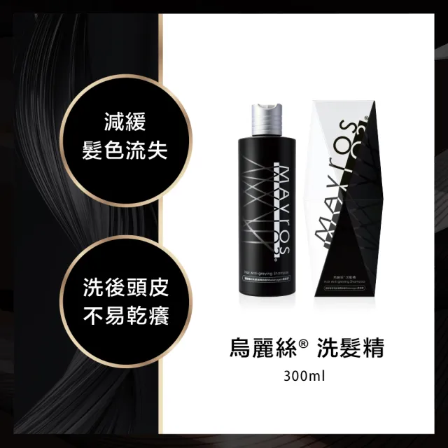 Mavros 烏麗絲 30天抗白行動 烏麗絲洗髮精300ml 1 烏麗絲精萃露30ml 2 組 1 Momo購物網