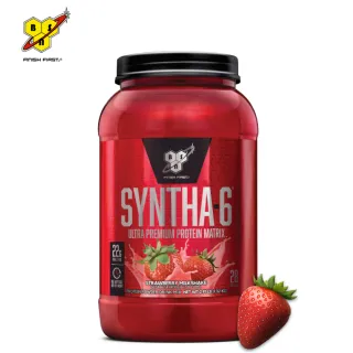 【BSN 畢斯恩】Syntha-6 頂級綜合乳清蛋白 2.91磅(草莓)